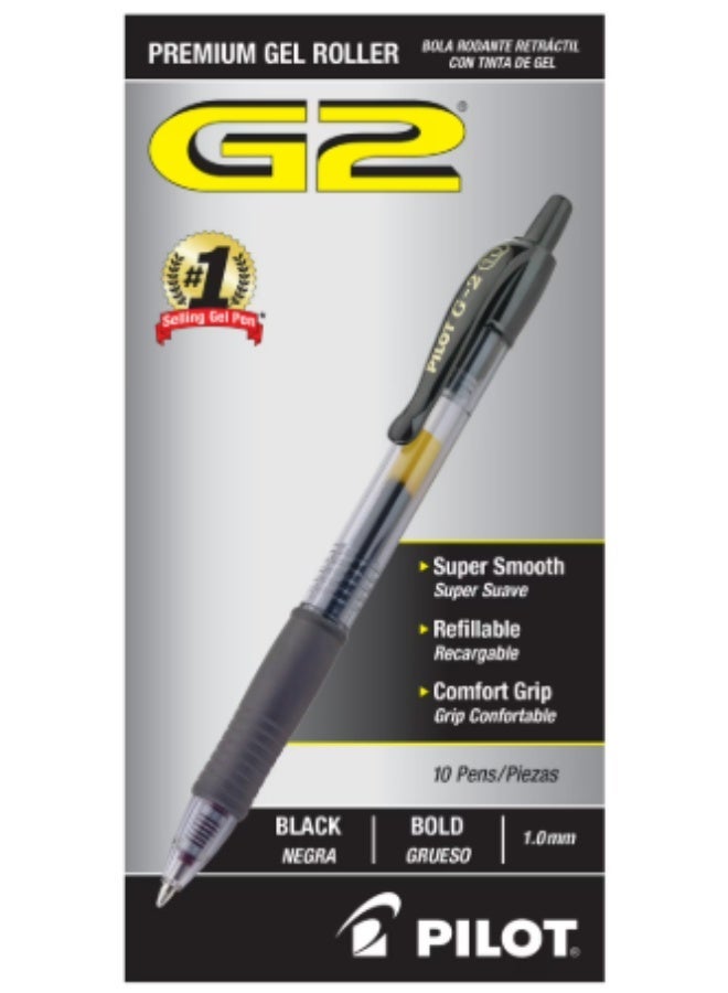 بايلوت قلم بايلوت جي تو حبر جل اسود 0.1, شد 12 قلم - Image 1