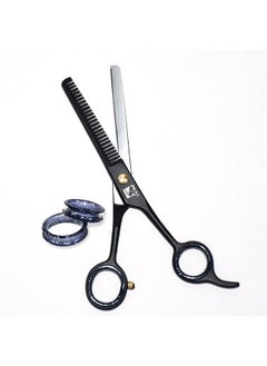 Professional Hair Thinning Scissors 6.5" Stainless Steel Sharp Black, Thinning Shears for Hair Thinning Shears Smooth Salon, Hair Thinning Scissors for Women and Men (Thinning Shears)