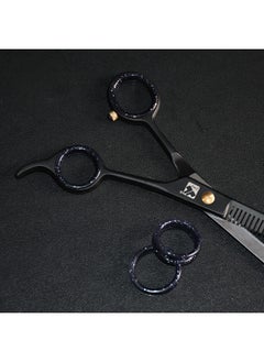 jimy Professional Hair Thinning Scissors 6.5" Stainless Steel Sharp Black, Thinning Shears for Hair Thinning Shears Smooth Salon, Hair Thinning Scissors for Women and Men (Thinning Shears)  - Image 3