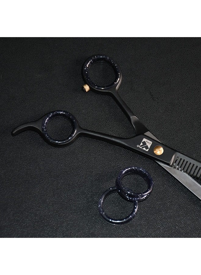 jimy - Professional Hair Thinning Scissors 6.5" Stainless Steel Sharp Black, Thinning Shears for Hair Thinning Shears Smooth Salon, Hair Thinning Scissors for Women and Men (Thinning Shears) - Image 1
