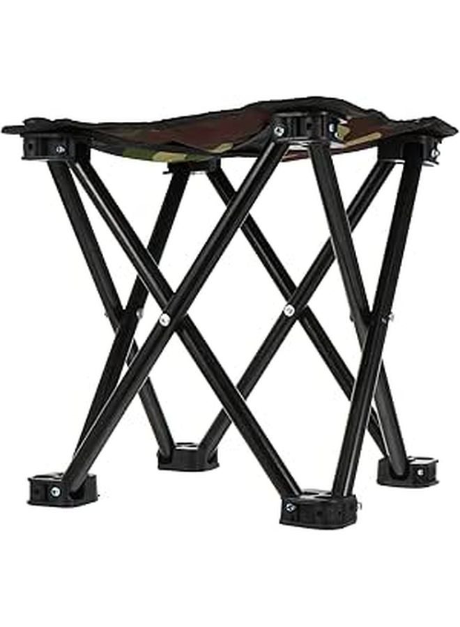 Camouflage Portable Folding Fishing Stool Lightweight Compact Camping Chair For Outdoor Travel - Image 1