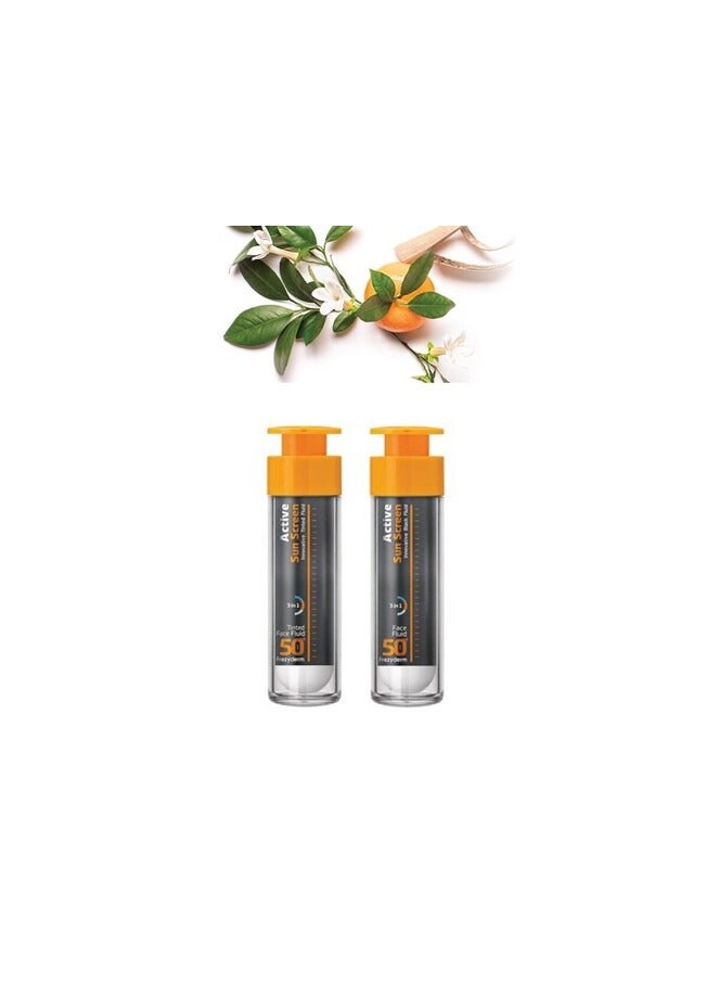 Frezyderm Active Black Sun Screen Face Fluid SPF 50 + 50ml - Image 2