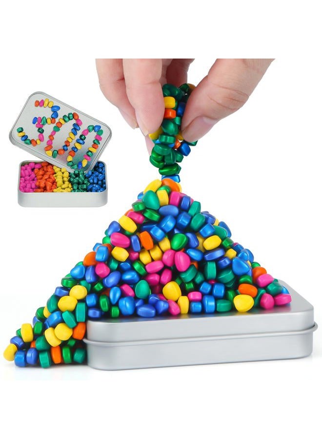 DYRDM Original Ferrite Putty Multicolor 300+, Fidget Toy Ferrite Stones for Stress Relief, Sensory Toy for Adults & Teens 14+, Holiday Stocking Stuffer, Ferrite Rocks Fidget Present for Office - Image 1