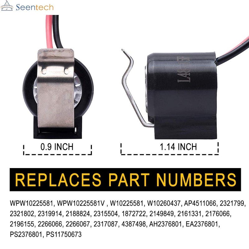 Seentech Lifetime W10225581 Refrigerator Bimetal Defrost Thermostat by - Exact Fit for Whirlpool, Sears, Kenmore Refrigerator - Replace: WPW10225581, AP6017375, PS11750673, PS237680,2321799 - Image 4