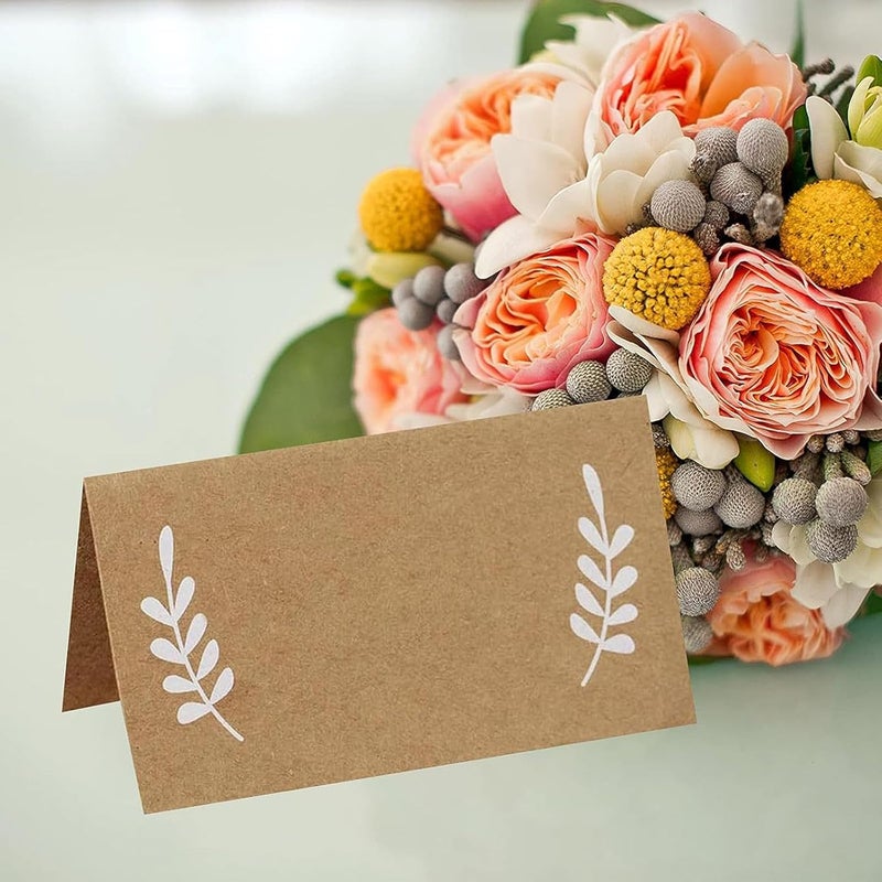 50 Thick and Wedding Name Cards Thick Paper Seating for Wedding Receptions and Desk Seating - Image 4