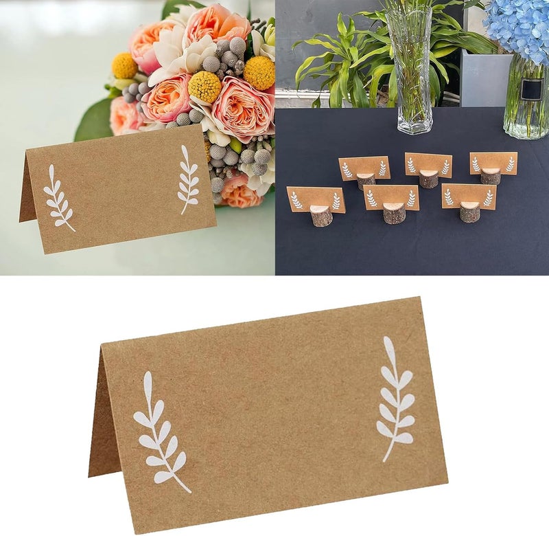 50 Thick and Wedding Name Cards Thick Paper Seating for Wedding Receptions and Desk Seating - Image 2