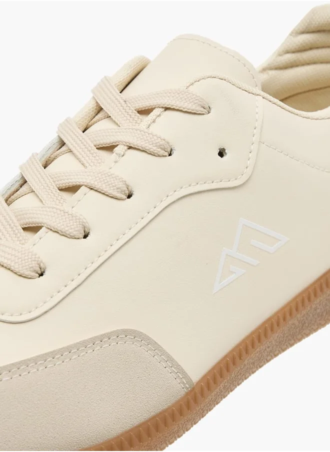 شو اكسبرس Men's Panelled Sports Shoes with Lace-Up Closure
