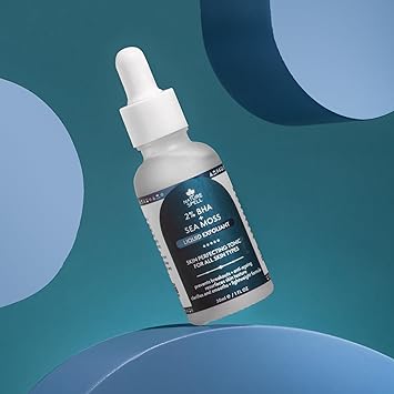 Nature Spell 2 BHA Liquid Exfoliant Salicylic Acid Skin Perfecting Tonic 30ml Infused with Sea Moss Face Exfoliating Peel Prevent Breakouts and Minimise Pores Made in the UK - Image 5