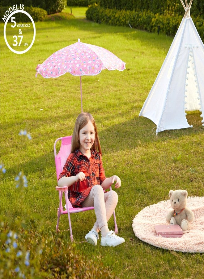 Idea Nuova Gabby’s Dollhouse Kids Folding Beach Chair with Umbrella, Outdoor Chair for Girls Ages 3+,Portable, Lightweight, UV Protection - Patio, Pool, Beach Travel Accessory - Image 5