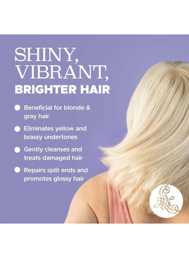 لوسيتا مجموعة شامبو وبلسم لتفتيح لون الشعر بتركيبة ذات لون أرجواني من قطعتين - Image 5