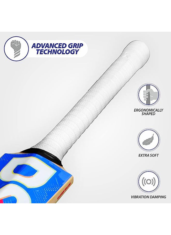 DSC - Intense Force Kashmir Willow Cricket Bat for Leather Ball |Harrow | Light Weight | Free Cover - Image 1