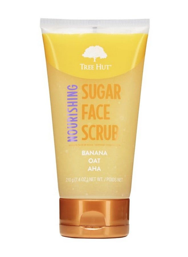Tree Hut Nourishing Banana & Oat Face Scrub | Deep Cleans Pores to Remove Dead Skin & Impurities | Nourishing Essential Body Care | 7.4 fl oz. - Image 1