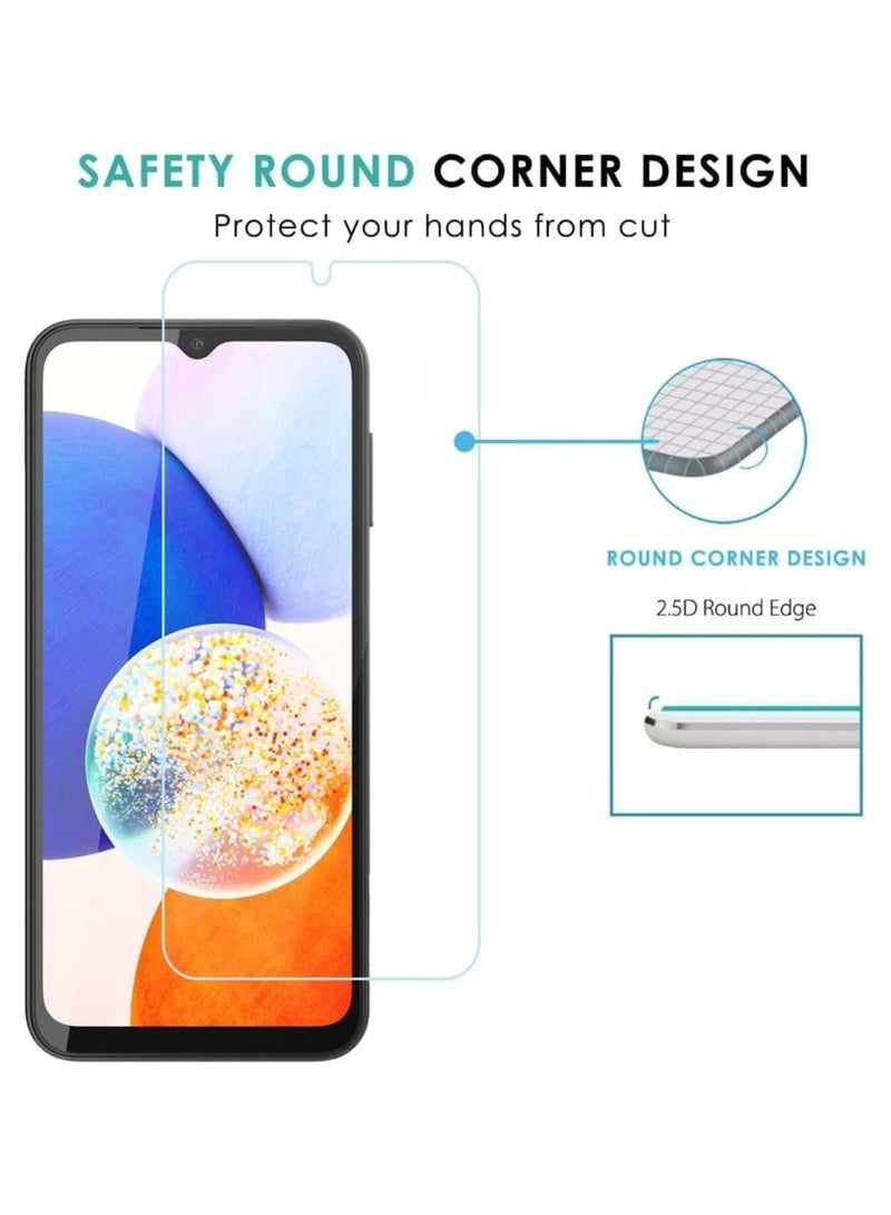BORTONY Samsung Galaxy A15 4G/5G Tempered Glass  Shatterproof Anti Scratch Touch Sensitive  HD Clear Glass 2 Pack compatible with Samsung Galaxy A15 4G/5G - Image 3
