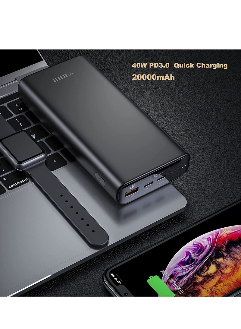 Raxoom Power bank 5000mAh 45w PD fast charging power bank,65w pd slim power banks fast charging,Dual typc C ports speed fast charging power bank for Laptop/MacBook/iPad/iPhone and More - Image 4