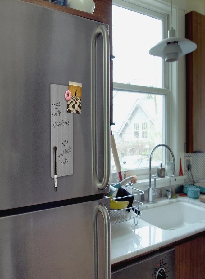 Three by Three Seattle enLister™ 4x11 Dry-Erase Magnetic Board with Dry Erase Marker: Chic Magnetic Organizer for Your Lists, 2 Pack with 2 Markers - Image 4