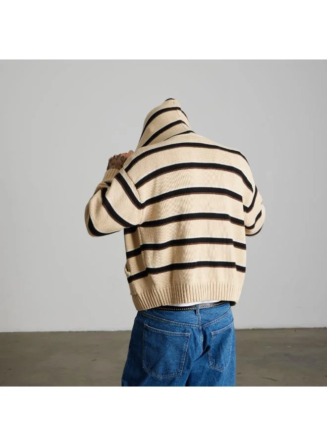 هاف Banks FZ Striped Hoodie