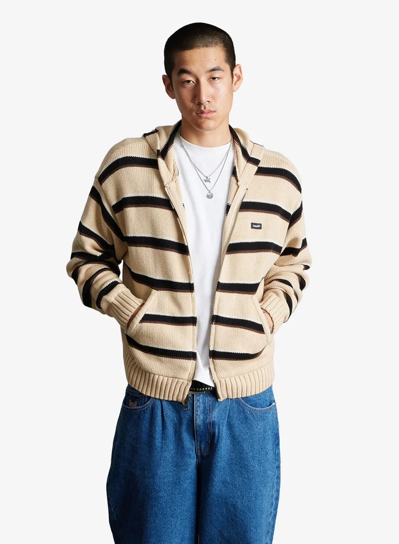Huf Banks FZ Striped Hoodie