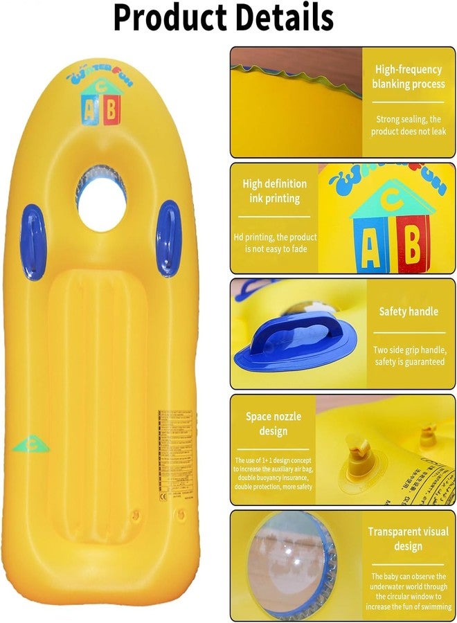 Deoxys Inflatable Surfboard Outdoor Portable Inflatable Bodyboard with Handles Floating Surfboard Water Sport Equipment - Image 4