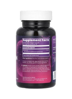 MRM Nutrition Melatonin, 3 mg, 60 Vegan Capsules  - Image 2