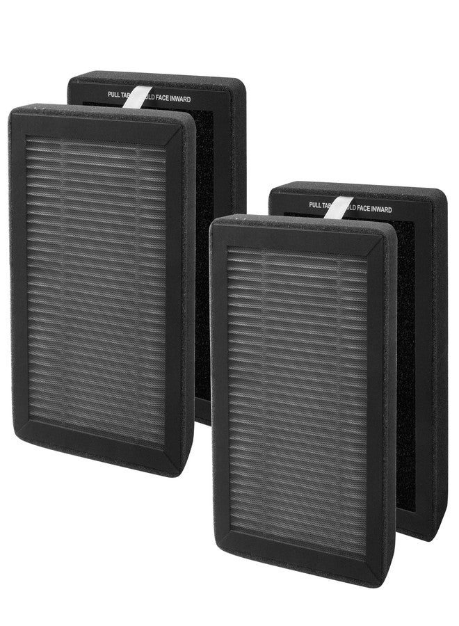 جود تو يو فلتر بديل LV-H128 متوافق مع أجهزة تنقية الهواء LEVOIT LV-H128 و PUURVSAS (HM669A) و ROVACS (RV60)، فلتر HEPA حقيقي 3 في 1 وفلتر كربون نشط، عبوة من 4 قطع، LV-H128-RF - Image 1