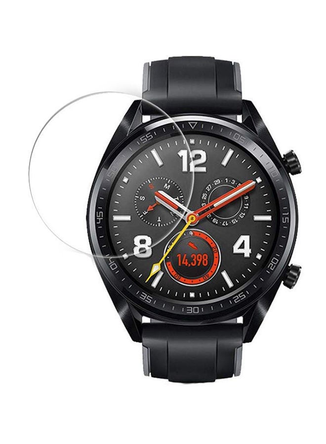 NIBEMINENT Tempered Glass Screen Protector Film For Huawei Watch GT 46millimeter Clear - Image 1