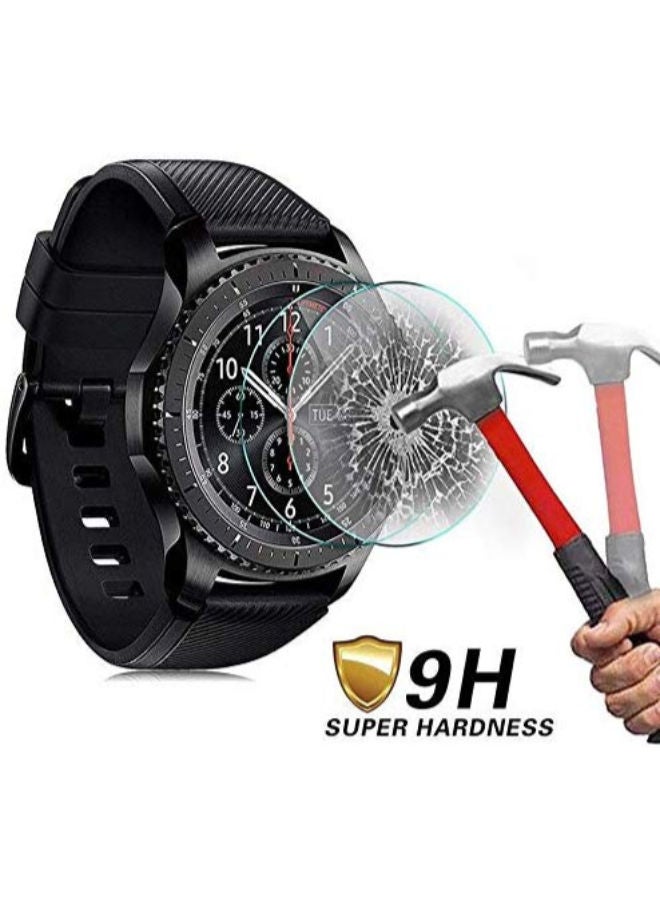 NIBEMINENT Tempered Glass Screen Protector Film For Huawei Watch GT 46millimeter Clear - Image 3