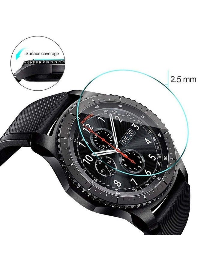 NIBEMINENT Tempered Glass Screen Protector Film For Huawei Watch GT 46millimeter Clear - Image 4
