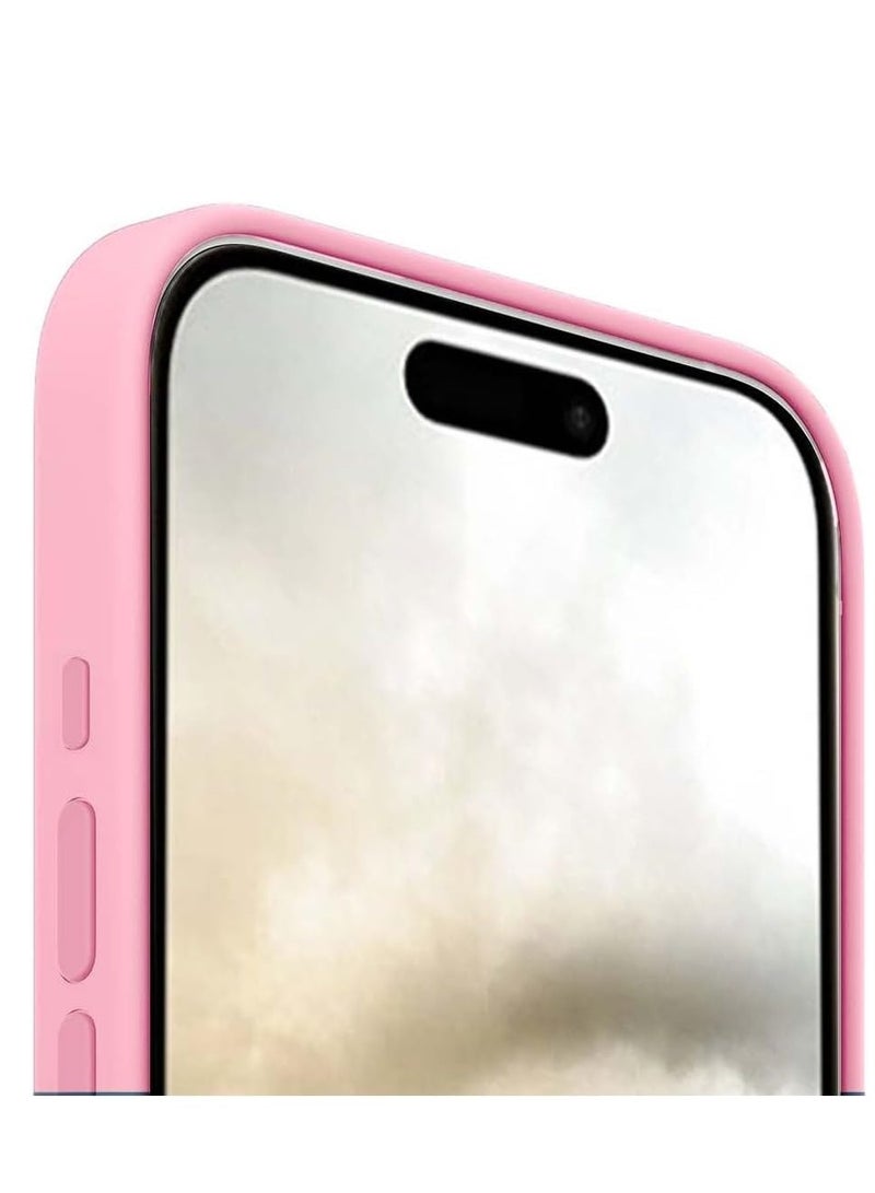 Slim Fit Soft TPU Case for iPhone 16 - Matte Pink - Image 3