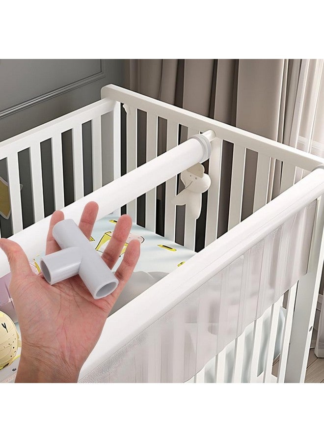 Cabilock 6pcs Playpen Accessories Connectors for Indoor Safety Versatile Pipe Fitting Adapters for Play Areas Easy Installation Configurations - Image 3