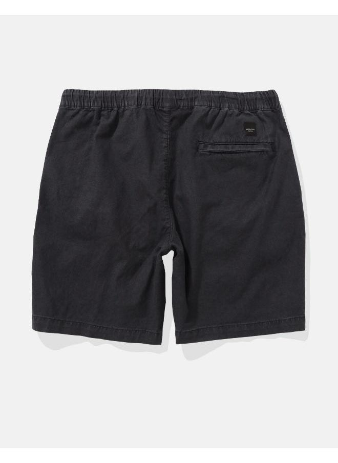 AE Flex 8" Lived-In Linen-Blend Trekker Short