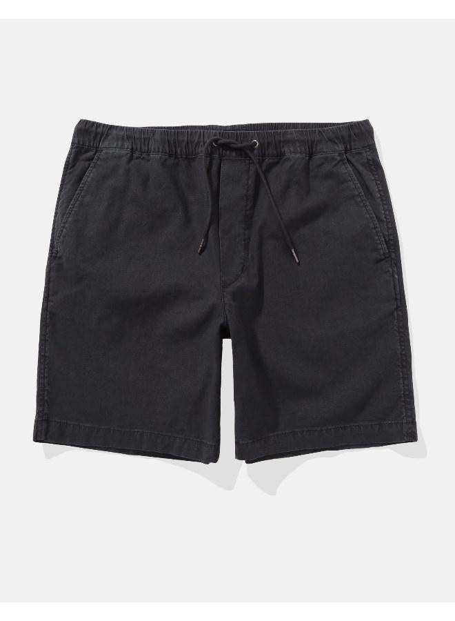 American Eagle AE Flex 8" Lived-In Linen-Blend Trekker Short - Image 3