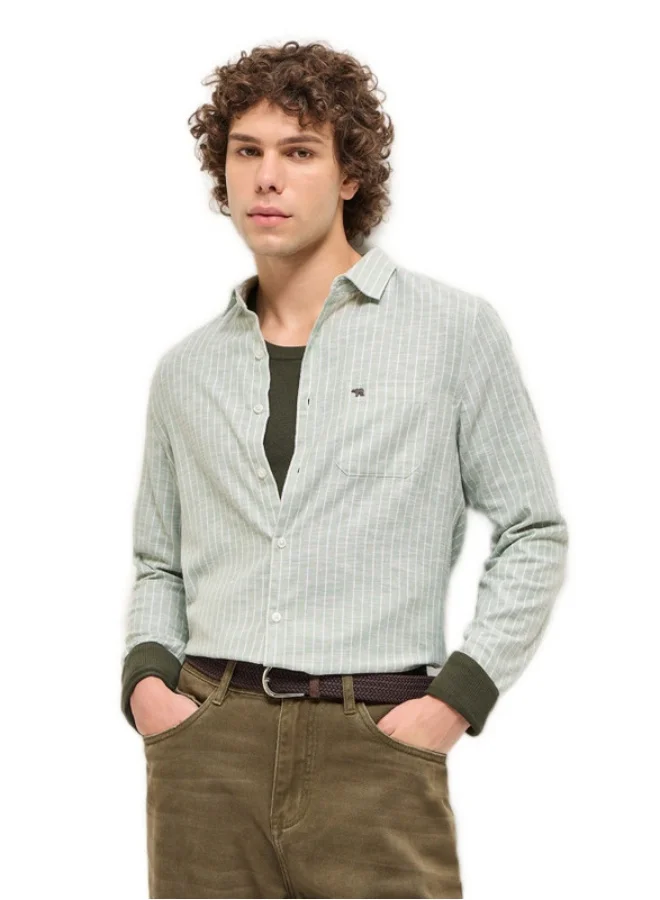 ذا بير هاوس Men's Shirt for Casual and Formal Wear | Classic Button-Down Style for Office, Daily Use, Travel, Events & All-Season Outfits | Versatile & Stylish Wardrobe Essential for Every Occasion