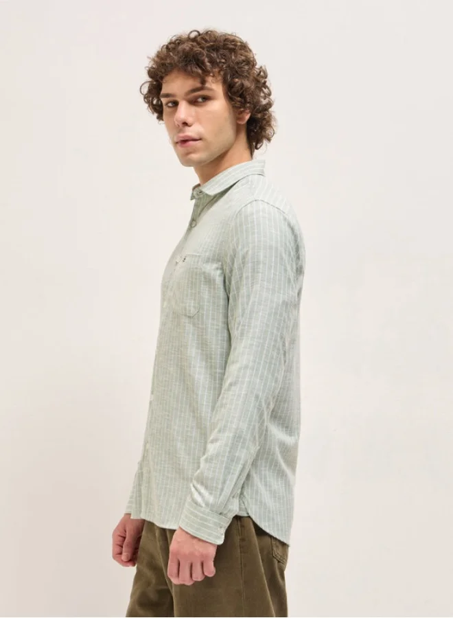 THE BEAR HOUSE Men's Shirt for Casual and Formal Wear | Classic Button-Down Style for Office, Daily Use, Travel, Events & All-Season Outfits | Versatile & Stylish Wardrobe Essential for Every Occasion