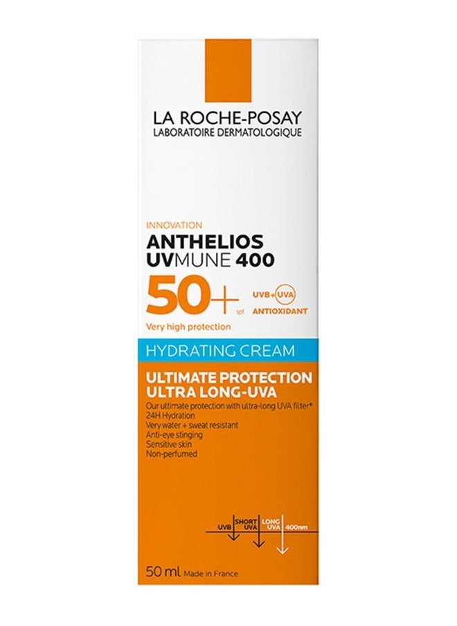 Anthelios UVMune 400 Hydrating Cream Sunscreen SPF50+  50ML - pzsku/ZA95E8AF41A73F27C3E68Z/45/_/1685705944/839bfb11-2e69-435c-b8f9-efbec81a5883