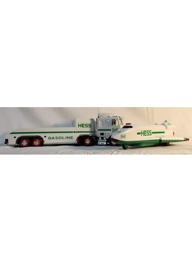Hess 1999 Truck and Space Shuttle with Satellite - Image 1