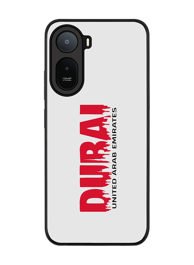 Stylizedd Rugged Case for Xiaomi Redmi A7 Pro 4G / Poco C81 / Poco C81 Pro / Poco C85x 5G- Slim Fit Hybrid Rubber Cover Dubai Horizon