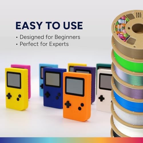 OVERTURE Easy PLA 1.75mm 3D Printer Filament, 1kg PLA Cardboard Spool (2.2lbs), Dimensional Accuracy +/- 0.02mm, Fit Most FDM Printer (Easy Black) - Image 2