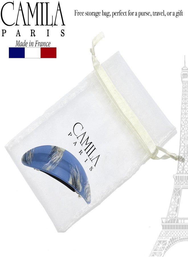 Camila Paris CP3326 French Hair Barrette Oval For Thick Curly Wavy Long Hair, Strong Hold Grip Hair Clips for Women, No Slip Rubberized Metal Clasp, Styling Girls Hair Accessories, Made in France - Image 4