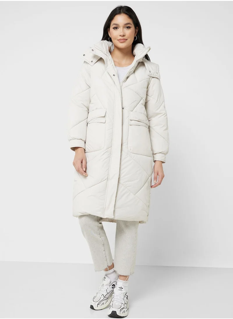 ELLA Longline Padded Jacket