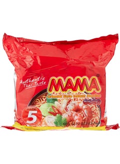 Mama Mama Shrimp Flavour Tom Yum Instant Noodles 60 g 5 Packs  - Image 1