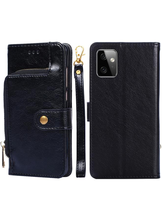 S-TOP Case For Motorola Moto G Power 2023 Zipper Bag Leather Phone Case - Image 1