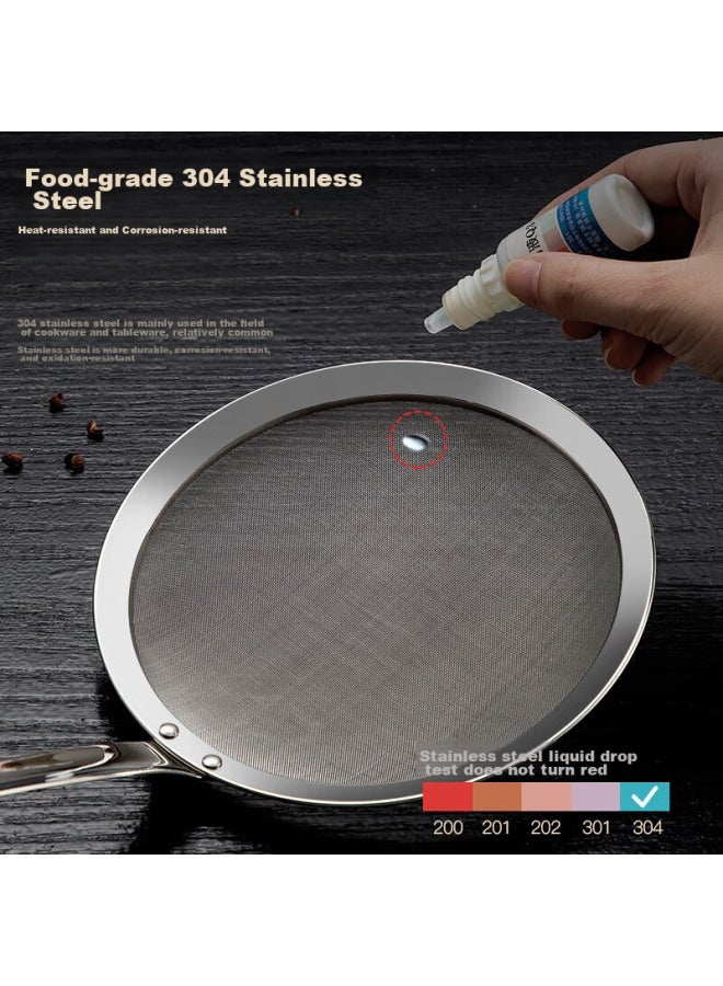 MAX COOK Meichun (maxcook) Strainer, 304 Stainless Steel Deep Mesh Strainer, Wire Skimmer, 30 Mesh Strainer, 15cm Mccu2465  - Image 5