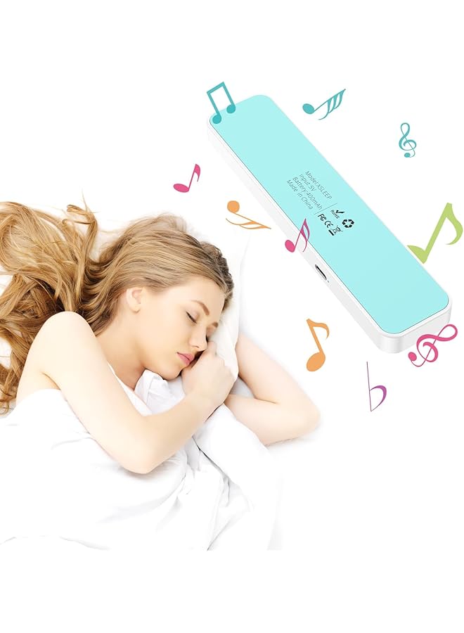 إيروريكس وسادة مكبر صوت ستيريو توصيل العظام المحمولة الصغيرة بلوتوث مكبرات صوت وسادة للنوم تحت وسادة مكبر صوت الأرق آلة ضوضاء بيضاء صغيرة مع وظيفة التوقيت - Image 1