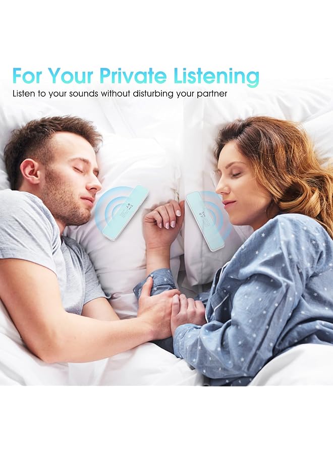 إيروريكس وسادة مكبر صوت ستيريو توصيل العظام المحمولة الصغيرة بلوتوث مكبرات صوت وسادة للنوم تحت وسادة مكبر صوت الأرق آلة ضوضاء بيضاء صغيرة مع وظيفة التوقيت - Image 5