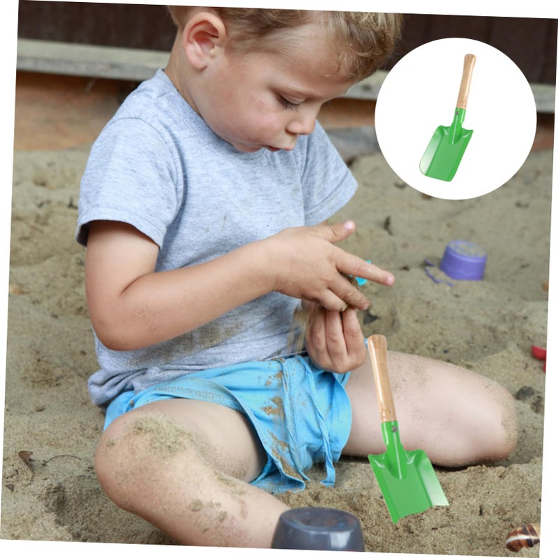 6Pcs Mini Gardening Shovels Green Ergonomic Planting Tools for Flower Potting and Bonsai Care - Image 4