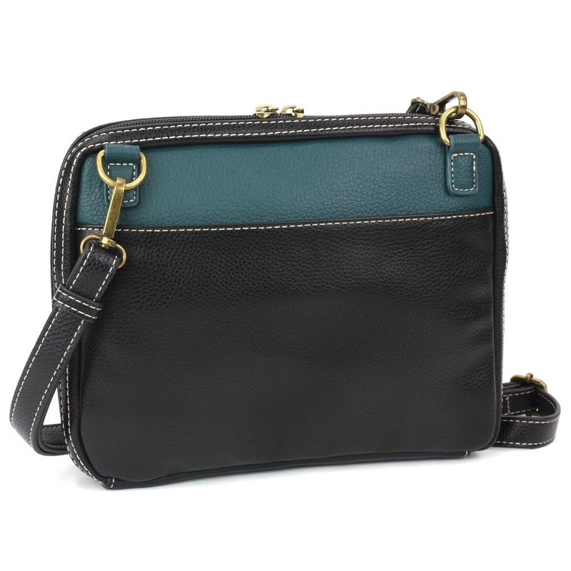 CHALA Companion Organizer Crossbody with Adjustable Strap and Built-In Wallet - Dragonfly - black - Image 2