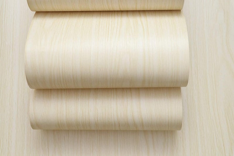 WALLTON Self Adhesive Wood Wallpaper for Furniture, Almirah, Table Top, Wardrobe, Kitchen, Cupboard Decal & Door| Kitchen Wall Paper Sticker DIY PVC Self Liner Vinyl Stickers. Yellow Brown, 16x36 Inch - Image 5