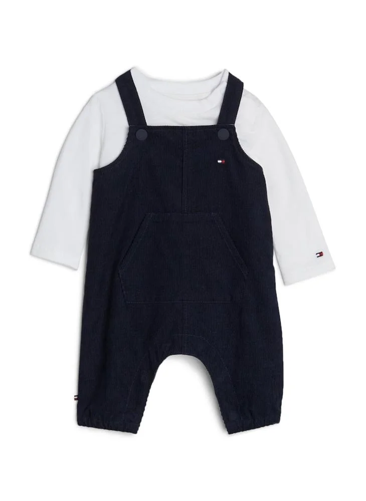 تومي هيلفيغر MONOTYPE CORD DUNGAREE SET