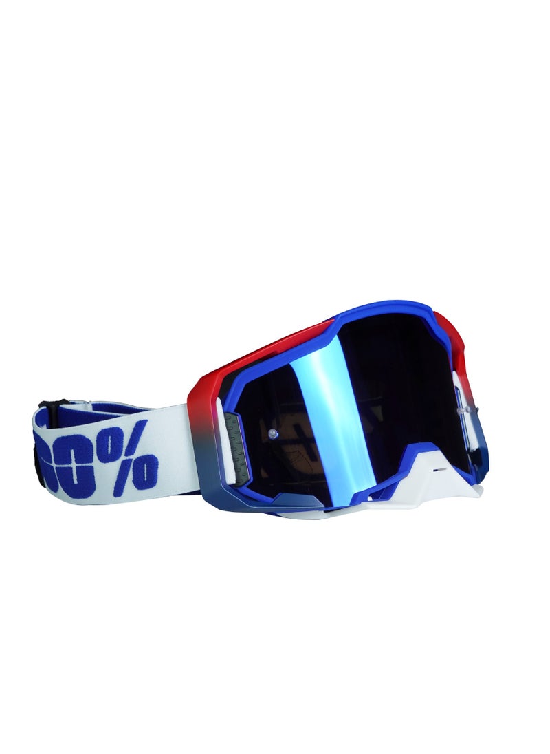 100 % Pure - Dustproof Windproof Motorcycle Dirt Bike Racing Goggle for Men - Image 1