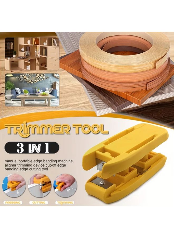 3 In 1 Manual Wood Edge Trimmer Tool For Precision Smoothing Edge Bending Corner Rounding - Image 2